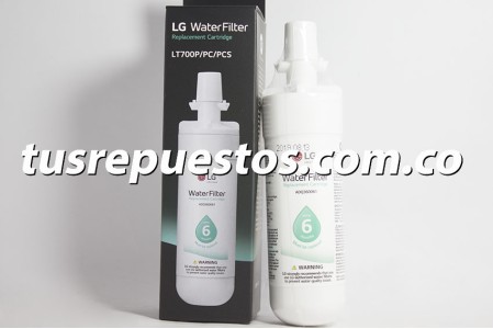 Filtro de agua para Nevera LG  Ref  LT700 -  ADQ36006101-S 